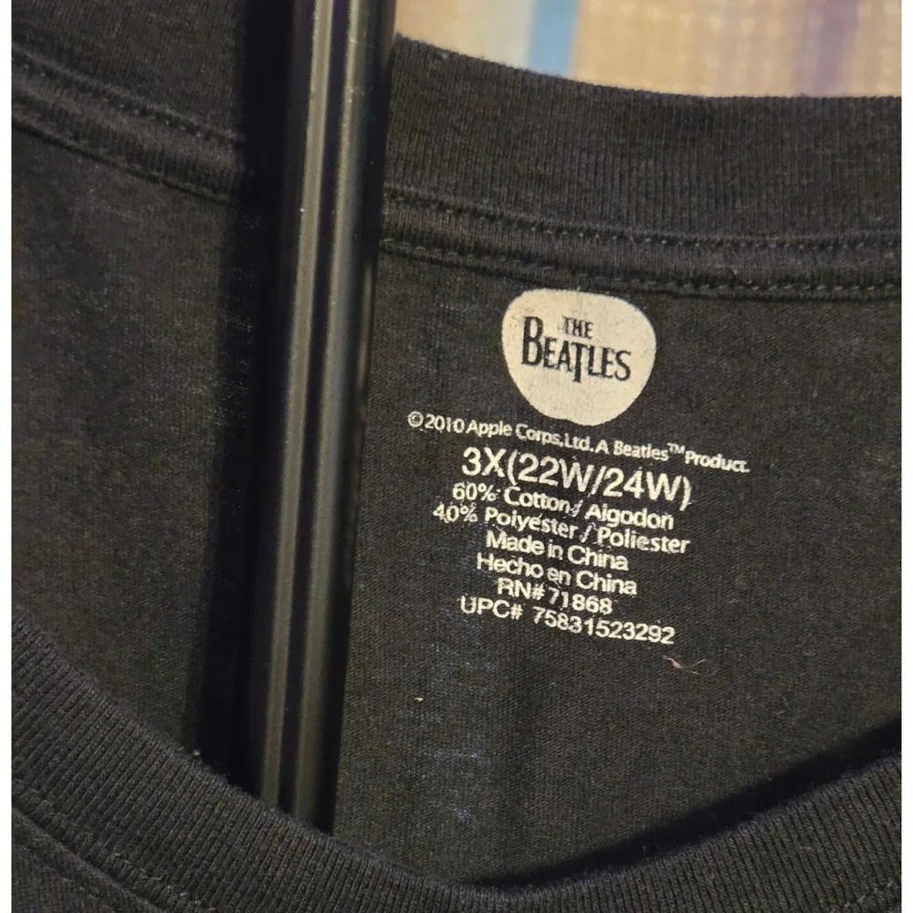 The Beatles Abbey Road Graphic T-Shirt Women's Size 3X (22/24W) Black - Picture 2 of 8